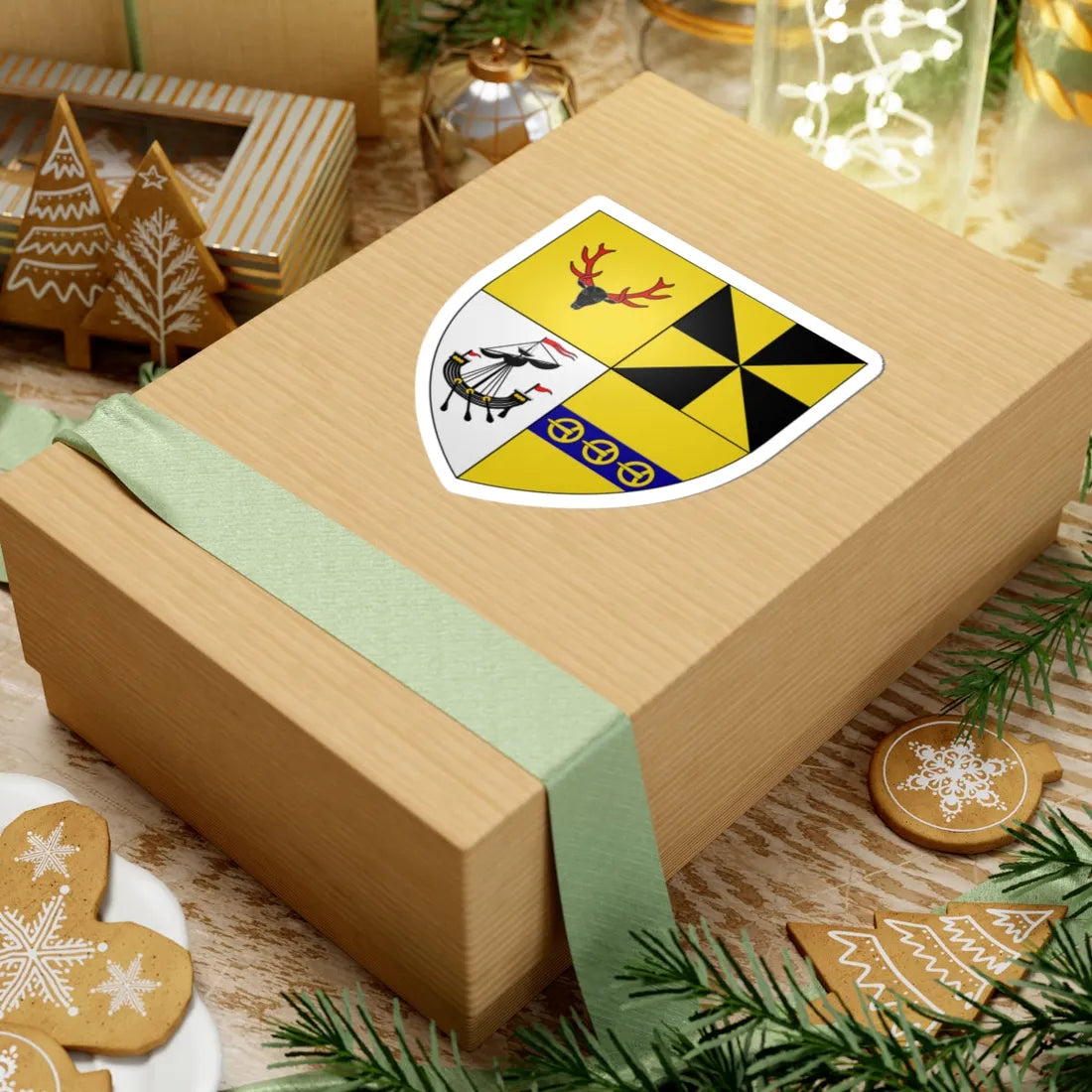 Campbell of Cawdor arms (Scotland) (Coat of Arms) STICKER Vinyl Kiss-Cut Decal - The Sticker Space