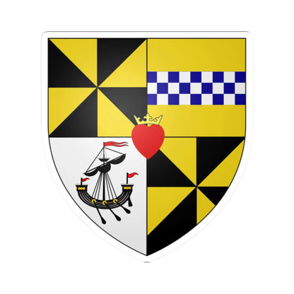 Campbell of Glenlyon arms (Scotland) (Coat of Arms) STICKER Vinyl Kiss-Cut Decal 2 Inch White - The Sticker Space