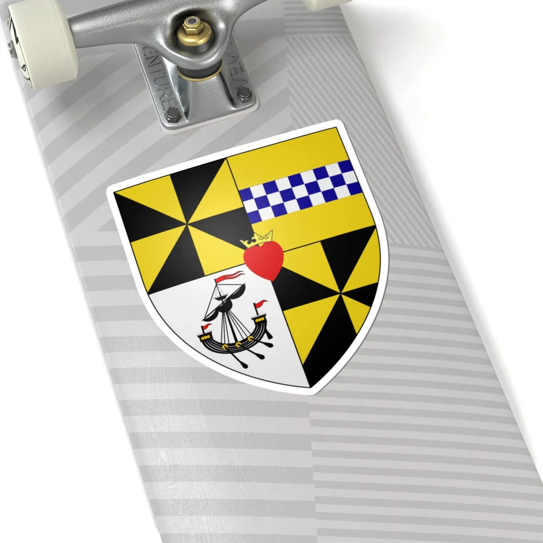 Campbell of Glenlyon arms (Scotland) (Coat of Arms) STICKER Vinyl Kiss-Cut Decal - The Sticker Space