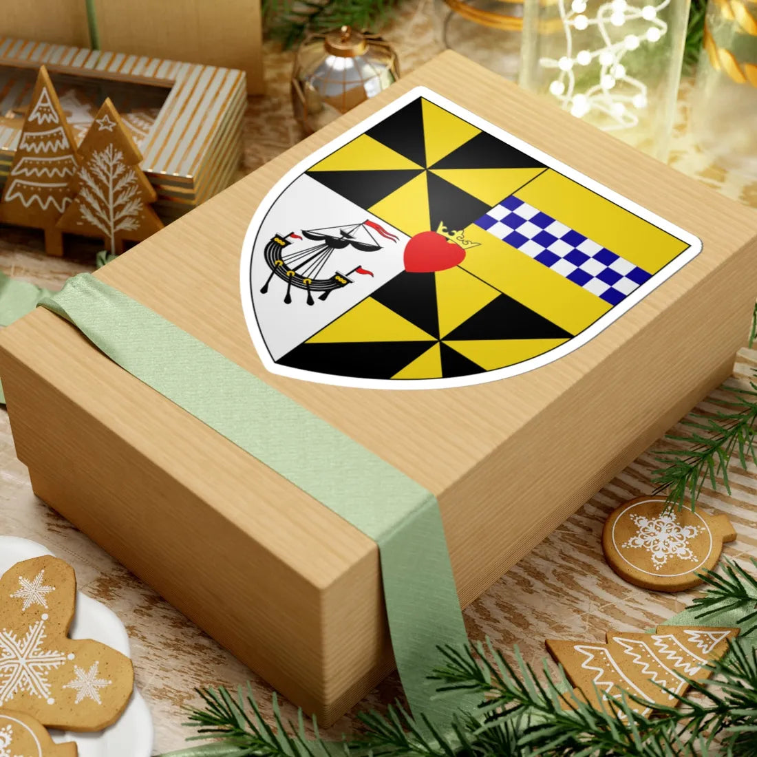 Campbell of Glenlyon arms (Scotland) (Coat of Arms) STICKER Vinyl Kiss-Cut Decal - The Sticker Space