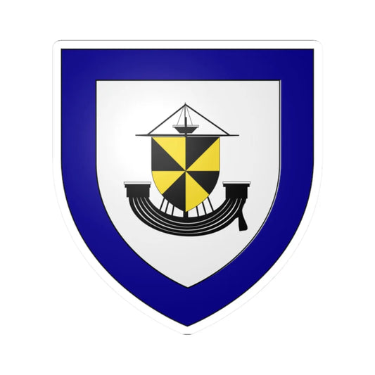 Campbell of Inverneil arms (Scotland) (Coat of Arms) STICKER Vinyl Kiss-Cut Decal 2 Inch White - The Sticker Space