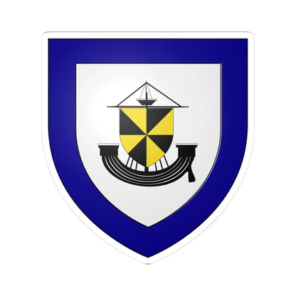 Campbell of Inverneil arms (Scotland) (Coat of Arms) STICKER Vinyl Kiss-Cut Decal 3 Inch White - The Sticker Space