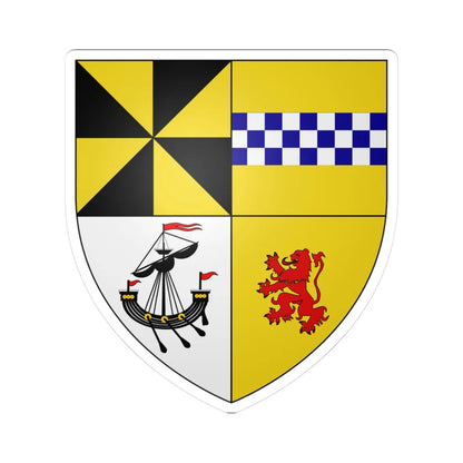 Campbell of Lochdochart arms (Scotland) (Coat of Arms) STICKER Vinyl Kiss-Cut Decal 3 Inch White - The Sticker Space