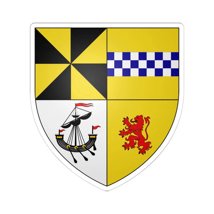 Campbell of Lochdochart arms (Scotland) (Coat of Arms) STICKER Vinyl Kiss-Cut Decal 6 Inch White - The Sticker Space