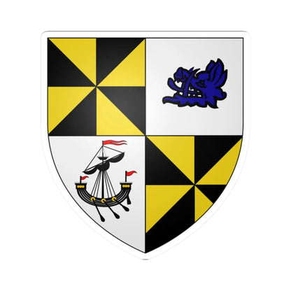 Campbell of Lochnell arms (Scotland) (Coat of Arms) STICKER Vinyl Kiss-Cut Decal 2 Inch White - The Sticker Space