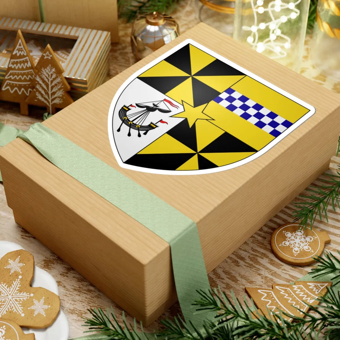 Campbell of Monzie arms (Scotland) (Coat of Arms) STICKER Vinyl Kiss-Cut Decal - The Sticker Space