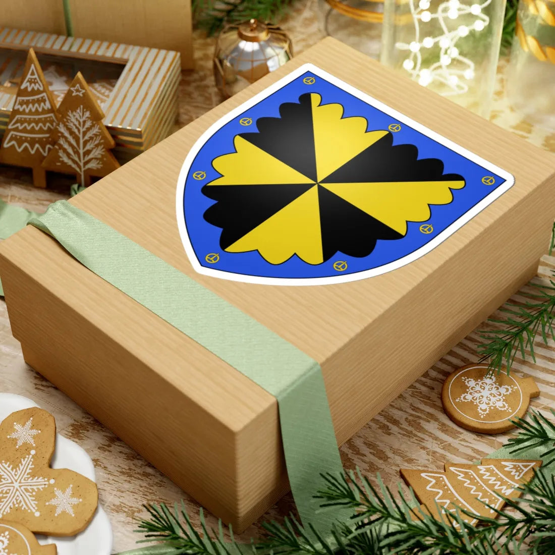 Campbell of Park arms (Scotland) (Coat of Arms) STICKER Vinyl Kiss-Cut Decal - The Sticker Space