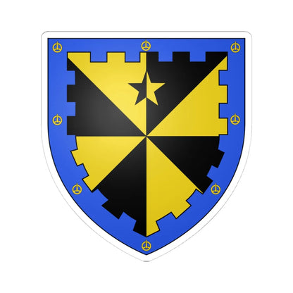 Campbell of Possil arms (Scotland) (Coat of Arms) STICKER Vinyl Kiss-Cut Decal 4 Inch White - The Sticker Space