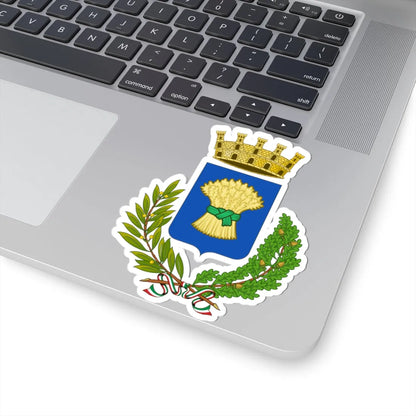 Campi Salentina-Stemma (Italy) (Coat of Arms) STICKER Vinyl Kiss-Cut Decal - The Sticker Space