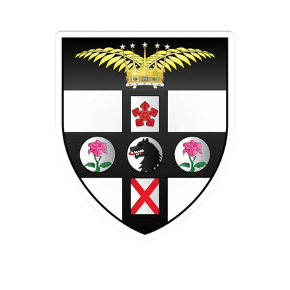 Campion Hall Oxford Coat Of Arms (England) (Coat of Arms) STICKER Vinyl Kiss-Cut Decal 2 Inch White - The Sticker Space