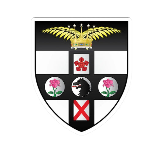 Campion Hall Oxford Coat Of Arms (England) (Coat of Arms) STICKER Vinyl Kiss-Cut Decal 2 Inch White - The Sticker Space