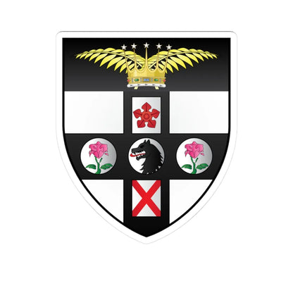 Campion Hall Oxford Coat Of Arms (England) (Coat of Arms) STICKER Vinyl Kiss-Cut Decal 3 Inch White - The Sticker Space