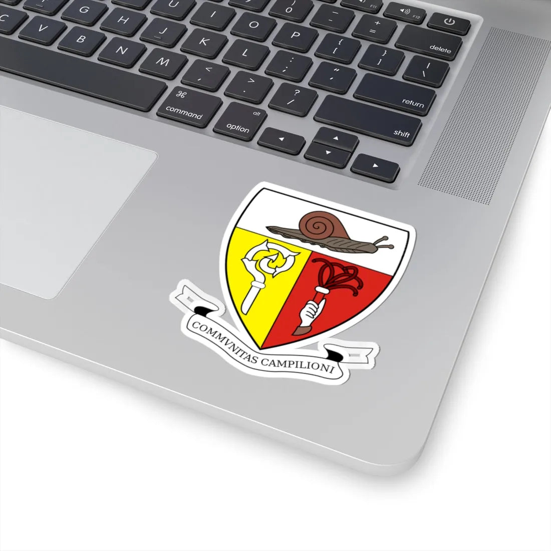Campione dItalia-Stemma (Italy) (Coat of Arms) STICKER Vinyl Kiss-Cut Decal - The Sticker Space