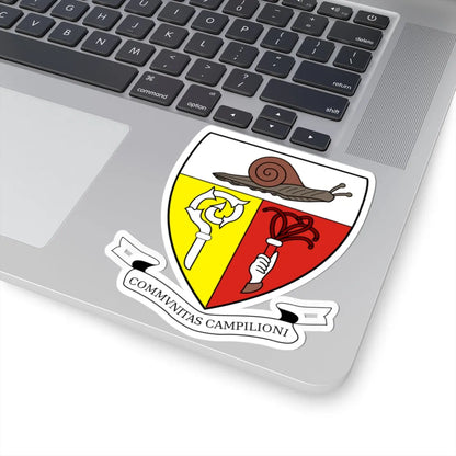 Campione dItalia-Stemma (Italy) (Coat of Arms) STICKER Vinyl Kiss-Cut Decal - The Sticker Space