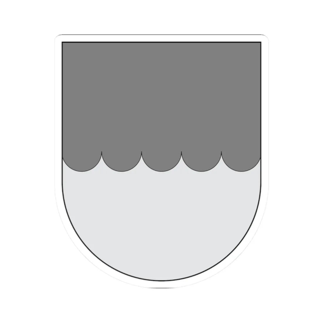 Campo - cortado acanalado (Spain) (Coat of Arms) STICKER Vinyl Kiss-Cut Decal 2 Inch White - The Sticker Space