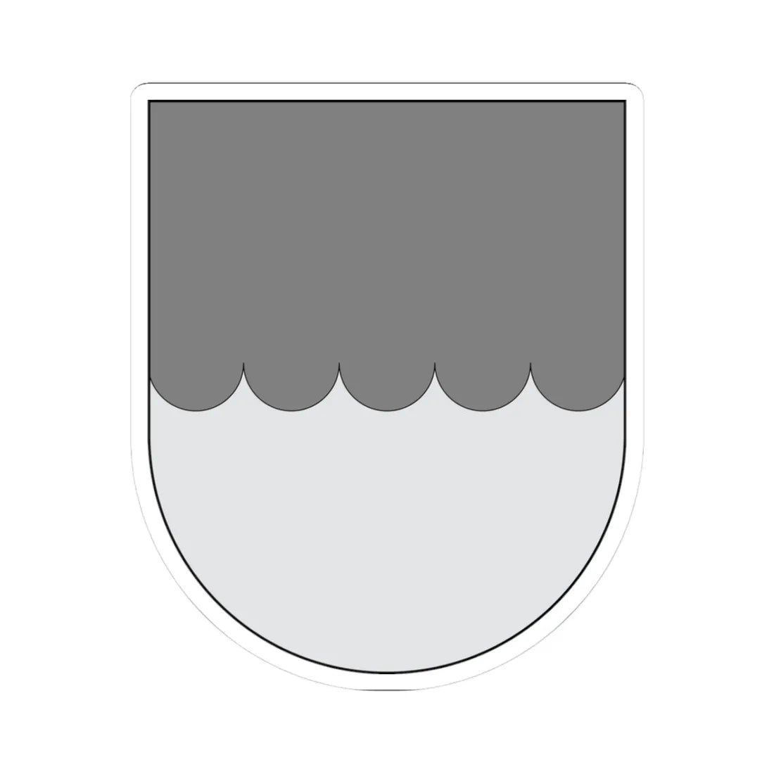 Campo - cortado acanalado (Spain) (Coat of Arms) STICKER Vinyl Kiss-Cut Decal 3 Inch White - The Sticker Space