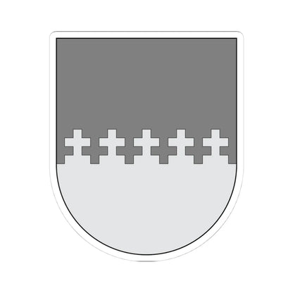 Campo - cortado almenado en cruces (Spain) (Coat of Arms) STICKER Vinyl Kiss-Cut Decal 4 Inch White - The Sticker Space