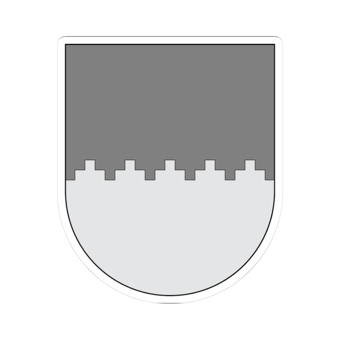 Campo - cortado almenado realmenado (Spain) (Coat of Arms) STICKER Vinyl Kiss-Cut Decal - The Sticker Space