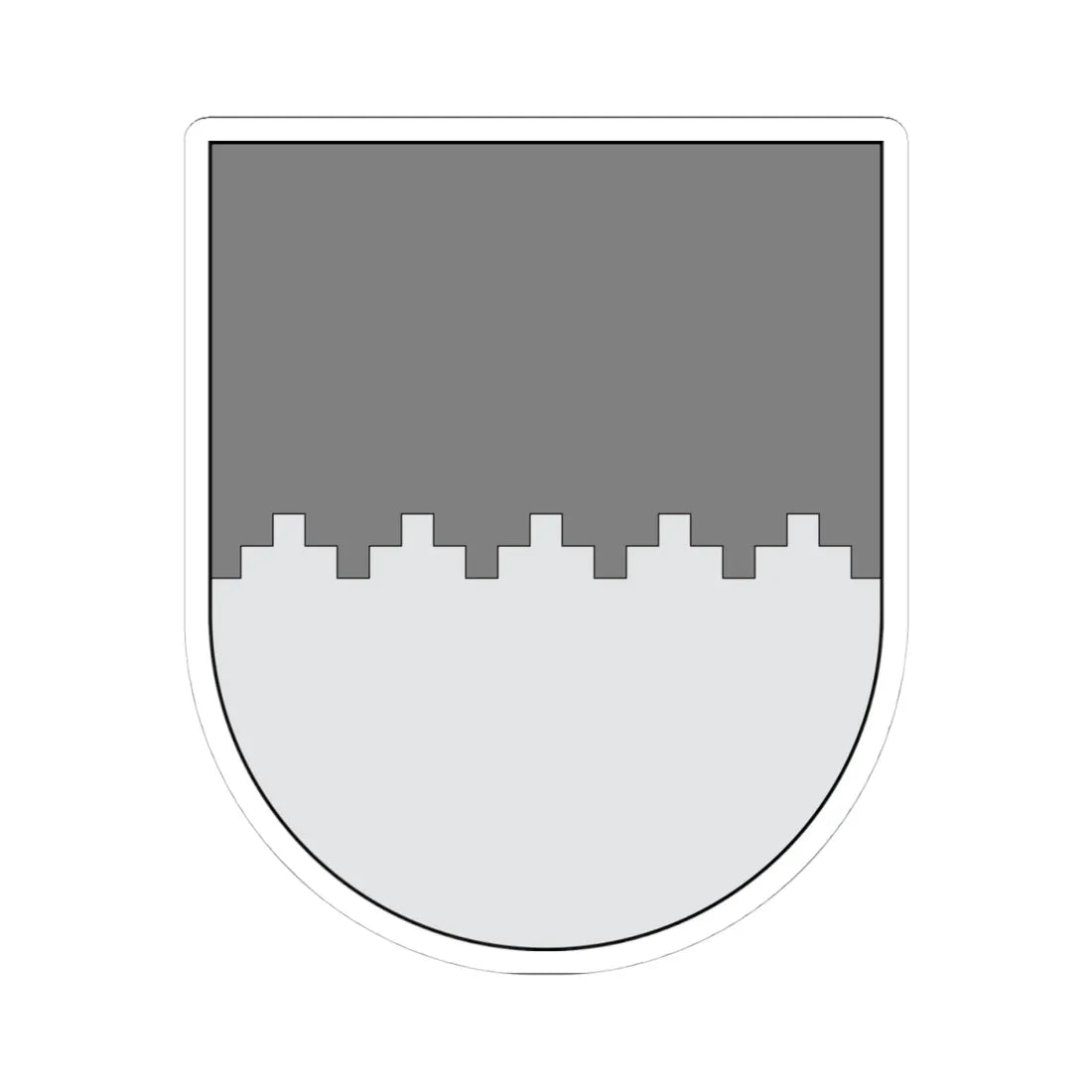 Campo - cortado almenado realmenado (Spain) (Coat of Arms) STICKER Vinyl Kiss-Cut Decal - The Sticker Space