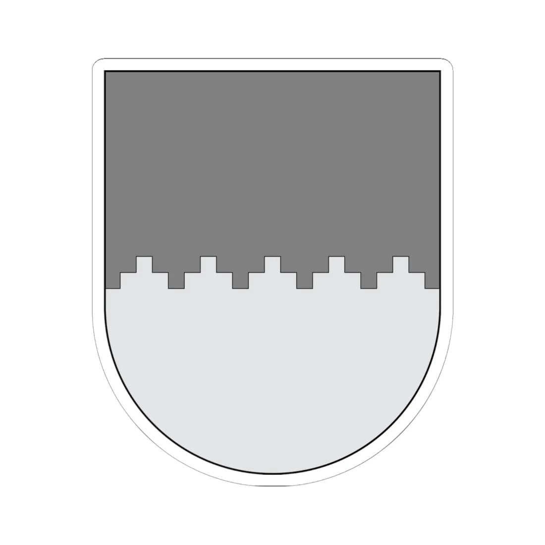 Campo - cortado almenado realmenado (Spain) (Coat of Arms) STICKER Vinyl Kiss-Cut Decal - The Sticker Space