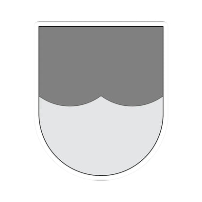 Campo - cortado curvado invertido doble (Spain) (Coat of Arms) STICKER Vinyl Kiss-Cut Decal 2 Inch White - The Sticker Space