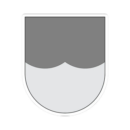 Campo - cortado curvado invertido doble (Spain) (Coat of Arms) STICKER Vinyl Kiss-Cut Decal 3 Inch White - The Sticker Space