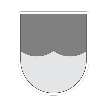 Campo - cortado curvado invertido doble (Spain) (Coat of Arms) STICKER Vinyl Kiss-Cut Decal 6 Inch White - The Sticker Space