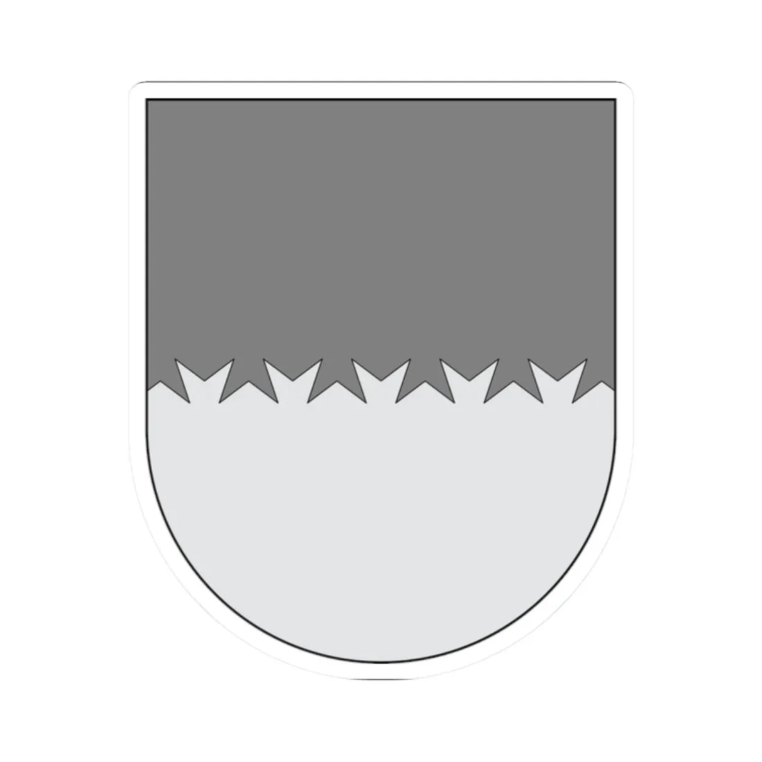 Campo - cortado en cola de milano dentada (Spain) (Coat of Arms) STICKER Vinyl Kiss-Cut Decal 2 Inch White - The Sticker Space