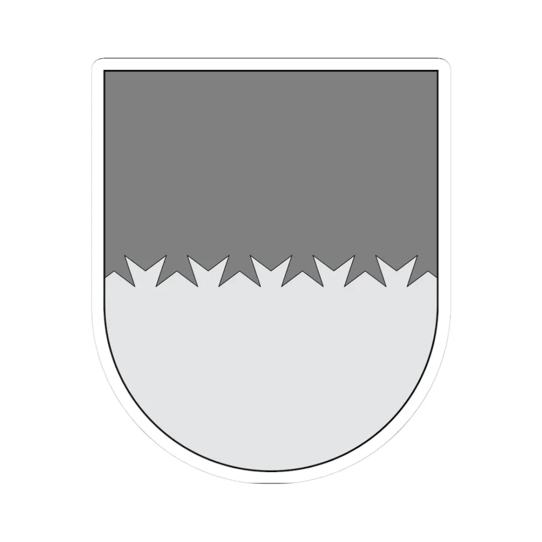 Campo - cortado en cola de milano dentada (Spain) (Coat of Arms) STICKER Vinyl Kiss-Cut Decal 3 Inch White - The Sticker Space