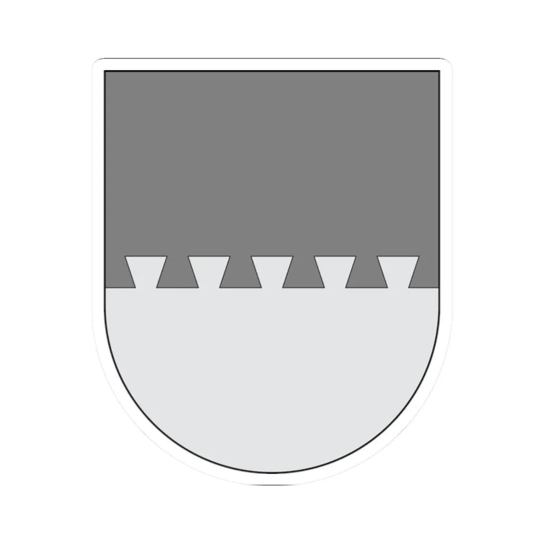 Campo - cortado en cola de milano (Spain) (Coat of Arms) STICKER Vinyl Kiss-Cut Decal 2 Inch White - The Sticker Space