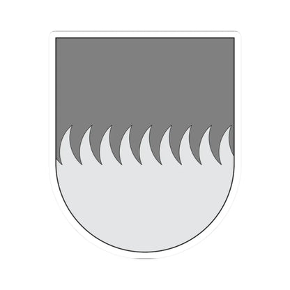 Campo - cortado en dientes de dragón (Spain) (Coat of Arms) STICKER Vinyl Kiss-Cut Decal 2 Inch White - The Sticker Space