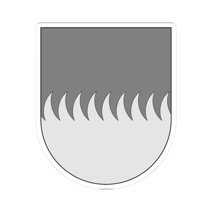 Campo - cortado en dientes de dragón (Spain) (Coat of Arms) STICKER Vinyl Kiss-Cut Decal 3 Inch White - The Sticker Space