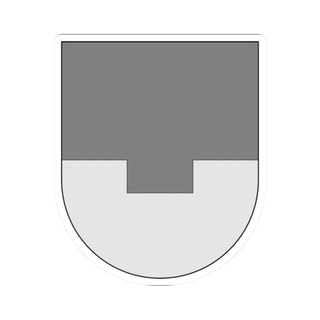 Campo - cortado enclavado invertido (Spain) (Coat of Arms) STICKER Vinyl Kiss-Cut Decal 2 Inch White - The Sticker Space