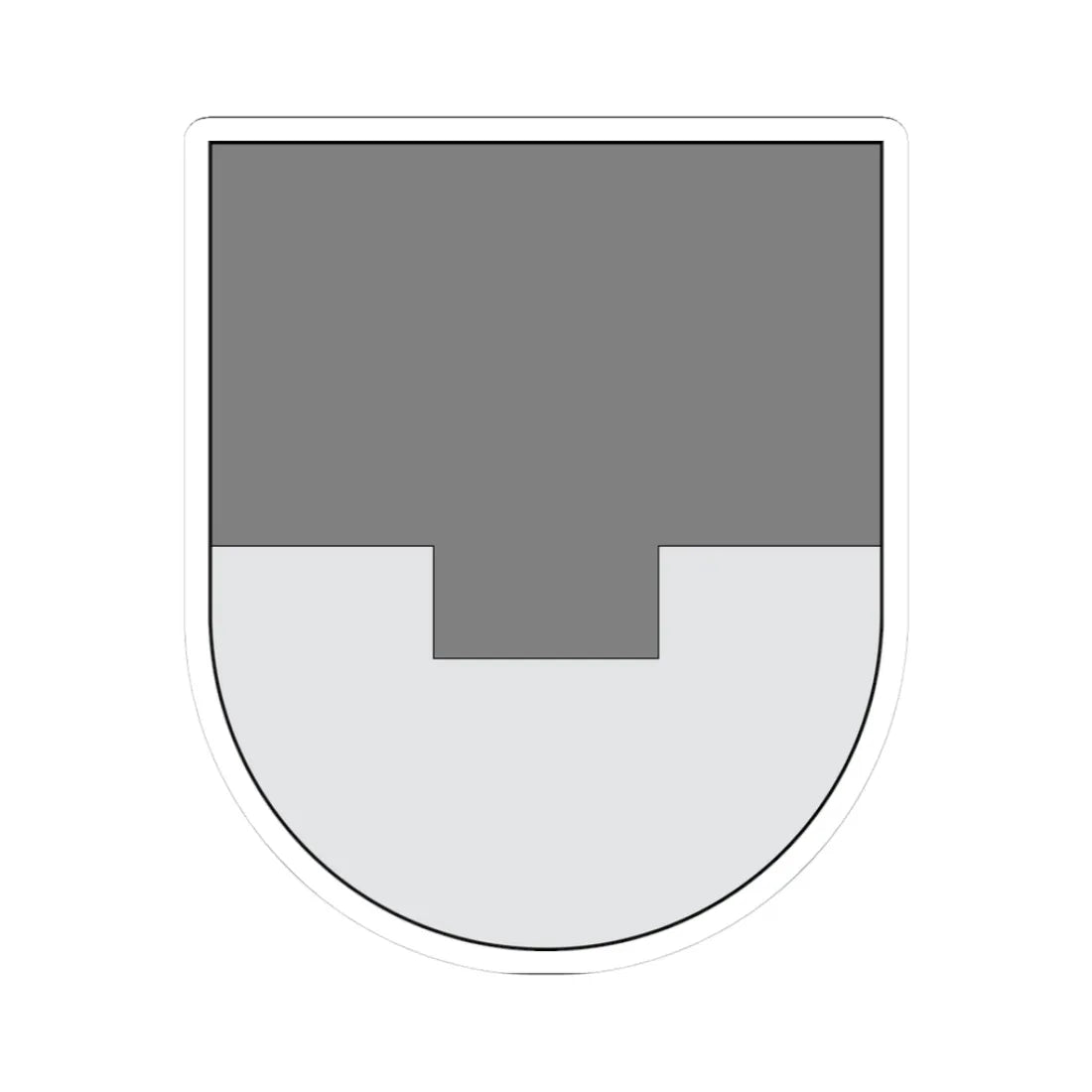 Campo - cortado enclavado invertido (Spain) (Coat of Arms) STICKER Vinyl Kiss-Cut Decal 3 Inch White - The Sticker Space