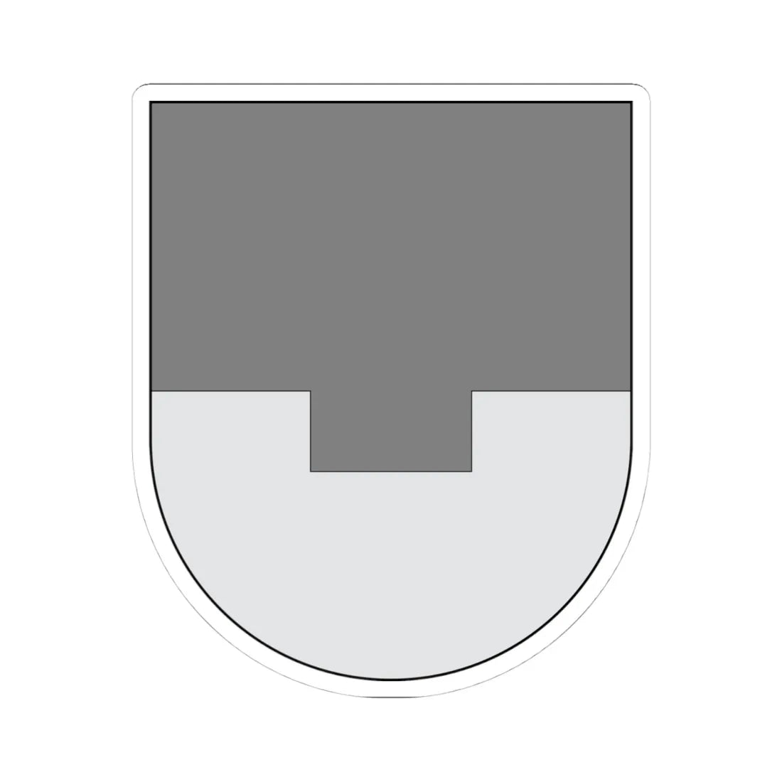 Campo - cortado enclavado invertido (Spain) (Coat of Arms) STICKER Vinyl Kiss-Cut Decal 4 Inch White - The Sticker Space