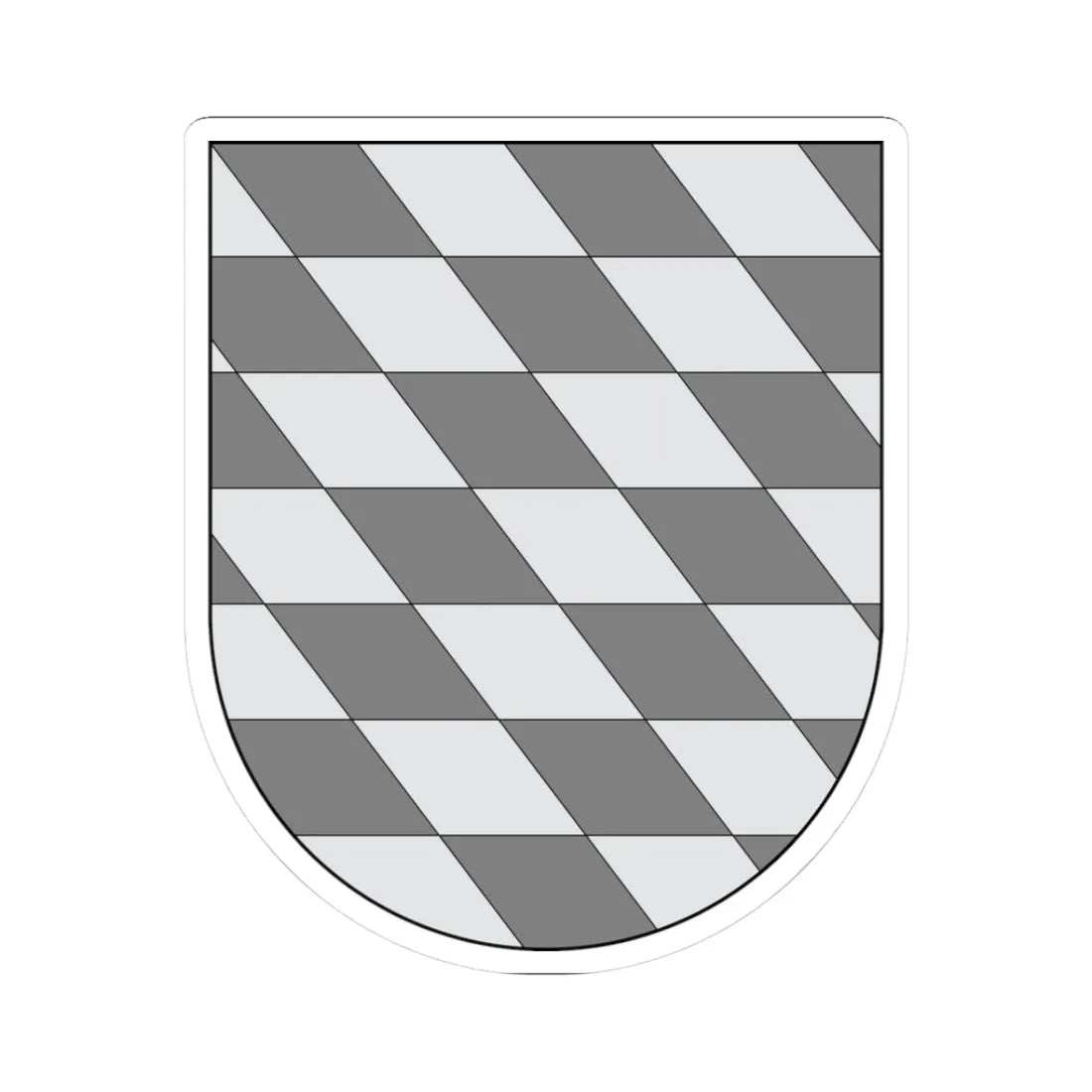 Campo - fajado-bandado (Spain) (Coat of Arms) STICKER Vinyl Kiss-Cut Decal 3 Inch White - The Sticker Space
