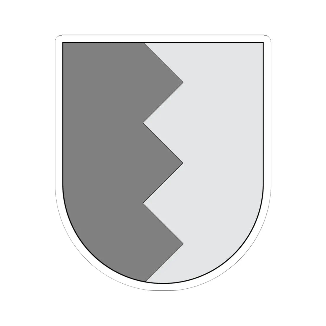 Campo - partido vibrado (Spain) (Coat of Arms) STICKER Vinyl Kiss-Cut Decal 6 Inch White - The Sticker Space