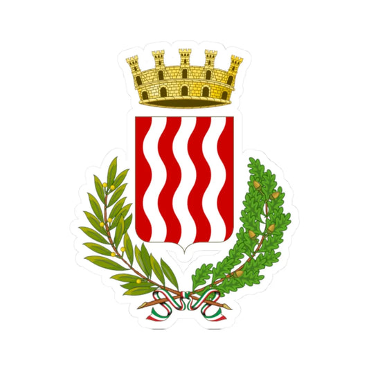 Campodarsego-Stemma (Italy) (Coat of Arms) STICKER Vinyl Kiss-Cut Decal 2 Inch White - The Sticker Space