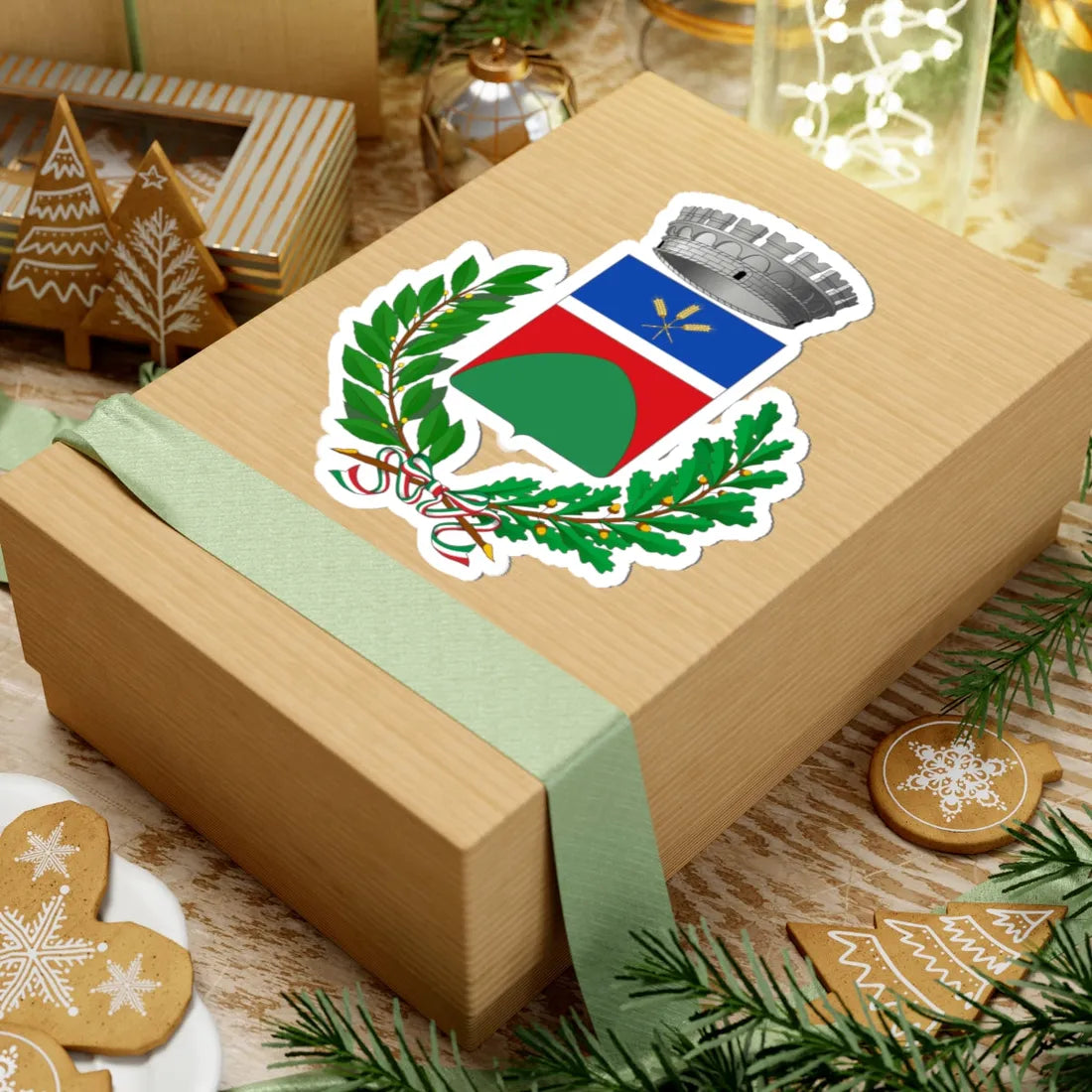 Campofranco-Stemma (Italy) (Coat of Arms) STICKER Vinyl Kiss-Cut Decal - The Sticker Space