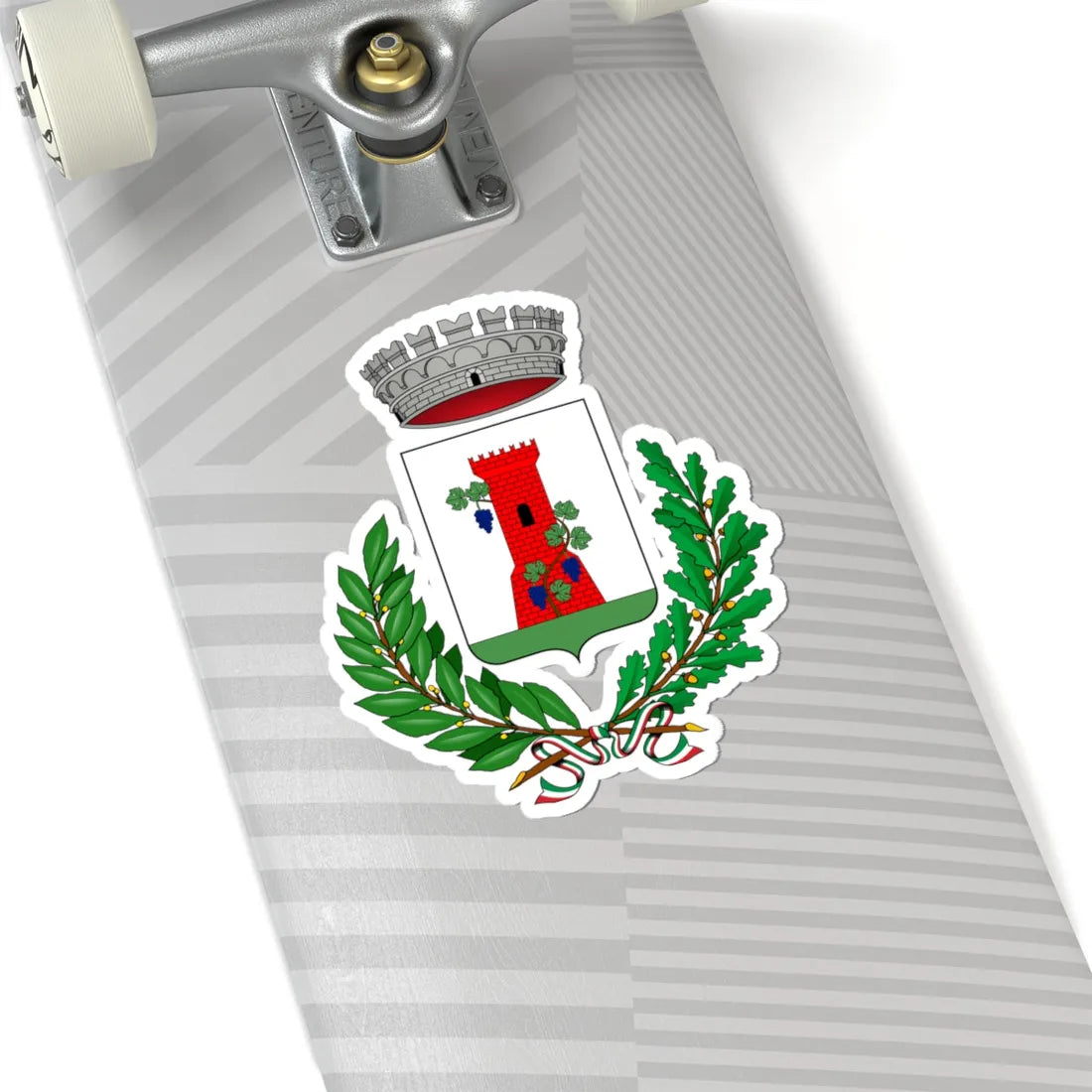 Campomorone-Stemma (Italy) (Coat of Arms) STICKER Vinyl Kiss-Cut Decal - The Sticker Space
