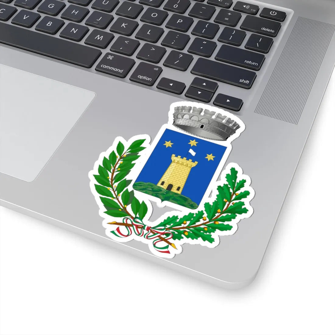 Camporgiano-Stemma (Italy) (Coat of Arms) STICKER Vinyl Kiss-Cut Decal - The Sticker Space
