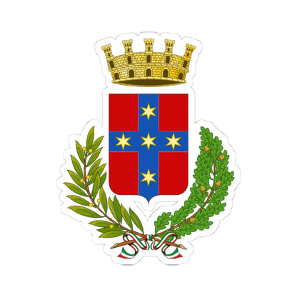 Camporosso-Stemma (Italy) (Coat of Arms) STICKER Vinyl Kiss-Cut Decal 4 Inch White - The Sticker Space