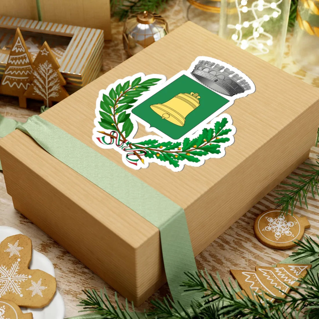 Camposano-Stemma (Italy) (Coat of Arms) STICKER Vinyl Kiss-Cut Decal - The Sticker Space