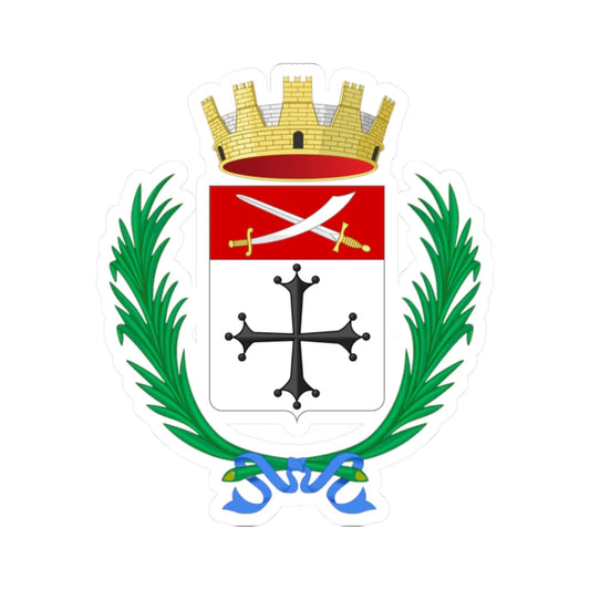 Camposanto-Stemma1 (Italy) (Coat of Arms) STICKER Vinyl Kiss-Cut Decal 2 Inch White - The Sticker Space