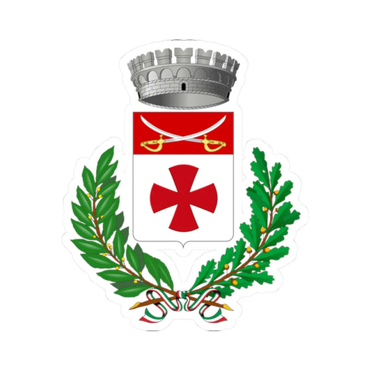 Camposanto-Stemma2 (Italy) (Coat of Arms) STICKER Vinyl Kiss-Cut Decal 2 Inch White - The Sticker Space