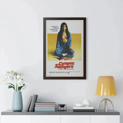 CAMPUS SWINGERS 1972 - Framed Movie Poster - The Sticker Space