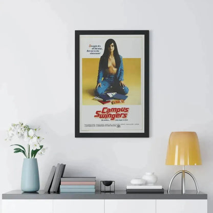 CAMPUS SWINGERS 1972 - Framed Movie Poster - The Sticker Space