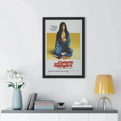 CAMPUS SWINGERS 1972 - Framed Movie Poster - The Sticker Space