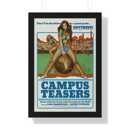 CAMPUS TEASERS 1970 - Framed Movie Poster - The Sticker Space