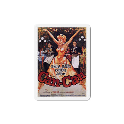 Can Can 1960 Movie Poster Die-Cut Magnet-4 Inch-The Sticker Space